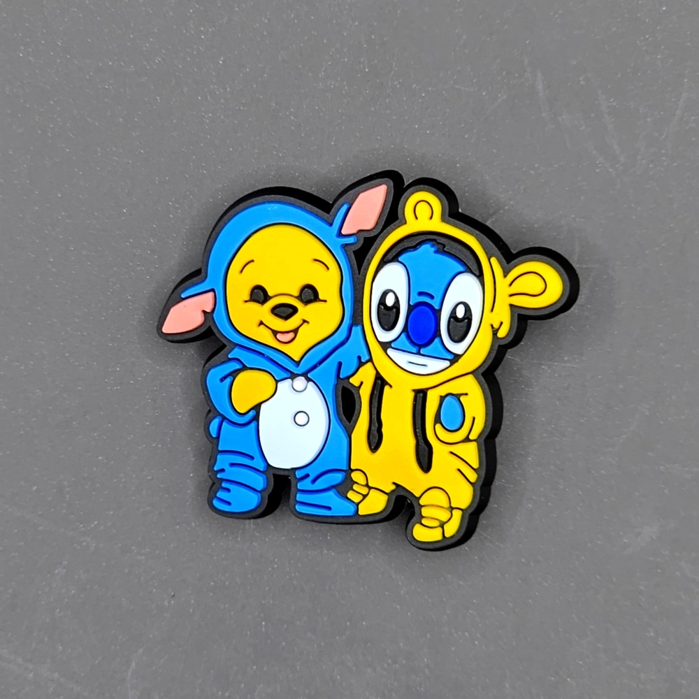 (5/$15) Stitch & Pooh Bear Croc Charm